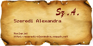 Szeredi Alexandra névjegykártya